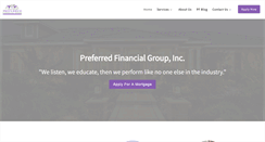 Desktop Screenshot of preferredfinancial.com